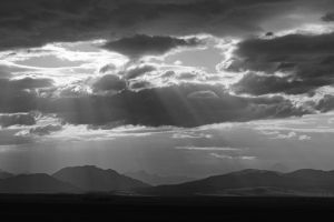 WATERTON - Sunrays on the foothills